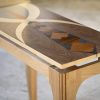 console-straleart-incrustation-acajou-marqueterie