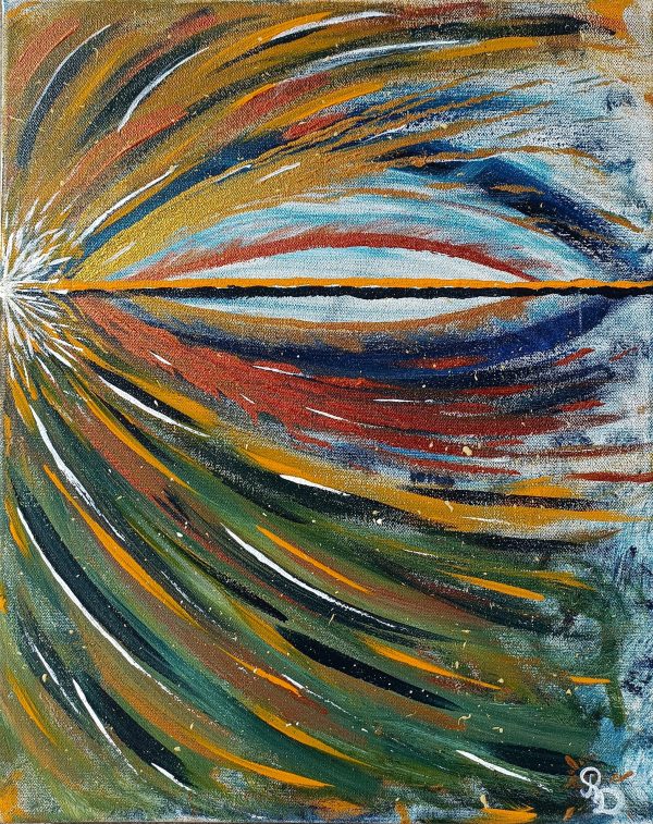 L’Œil - Tableau abstrait contemporain