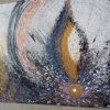 La Lanterne - Grand tableau abstrait contemporain lumineux